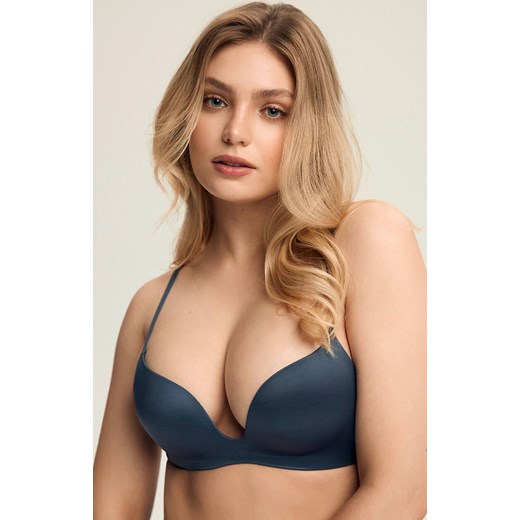 Esotiq biustonosz super push-up granatowy Shapy 43915-59X, Kolor granatowy, Rozmiar 65B, Esotiq - id: 220983 - marki Esotiq - 187238579 Esotiq biustonosz super push-up granatowy Shapy 43915-59X, Kolor granatowy, Rozmiar 65B, Esotiq ze sklepu Primodo w kategorii Biustonosze - zdjęcie 187238579