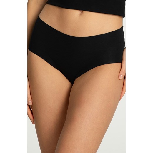 Julimex bezszwowe figi damskie czarne Cotton Mood Maxi, Kolor czarny, Rozmiar 2XL, Julimex ze sklepu Primodo w kategorii Majtki damskie - zdjęcie 187238755