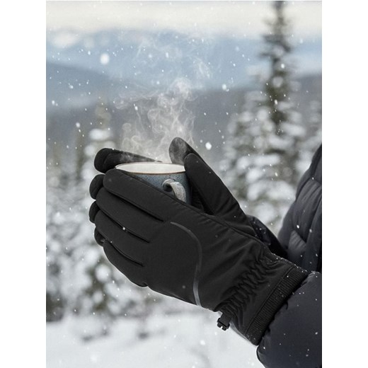 Sinsay - Rękawiczki narciarskie - czarny ze sklepu Sinsay w kategorii Rękawiczki męskie - zdjęcie 187239197