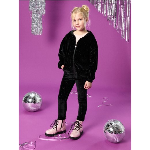 Sinsay - Legginsy z połyskiem - czarny - id: 624HF-99X - marki Sinsay - 187239208 Sinsay - Legginsy z połyskiem - czarny ze sklepu Sinsay w kategorii Spodnie dziewczęce - zdjęcie 187239208