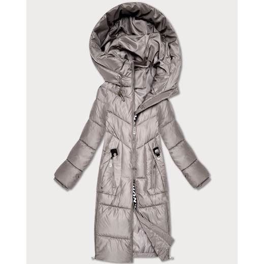 Zimowa dopasowana kurtka do połowy uda S'West jasny beżowy (B/R8535-46) - id: 25804 - marki Goodlookin.pl - 187239896 Zimowa dopasowana kurtka do połowy uda S'West jasny beżowy (B/R8535-46) ze sklepu goodlookin.pl w kategorii Kurtki damskie - zdjęcie 187239896