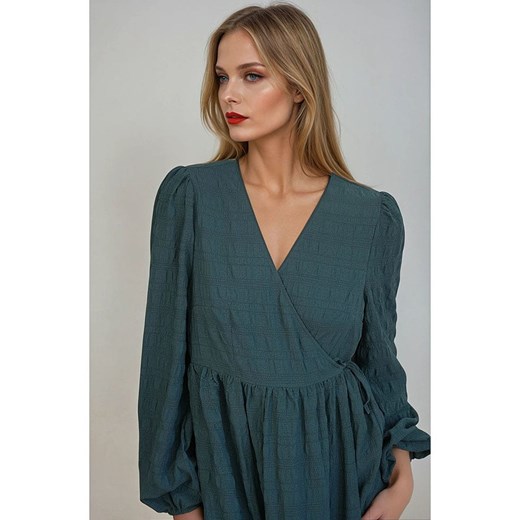 Monki Sukienka w kolorze morskim Monki 42 promocyjna cena Limango Polska