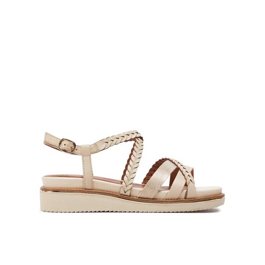 Sandały Tamaris 1-28207-42 Beżowy ze sklepu eobuwie.pl w kategorii Sandały damskie - zdjęcie 187240125
