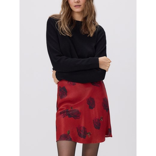 Reserved - Spódnica w kwiatowy wzór - czerwony ze sklepu Reserved w kategorii Spódnice - zdjęcie 187240638