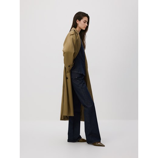 Reserved - Jeansy flare z wysokim stanem - granatowy ze sklepu Reserved w kategorii Jeansy damskie - zdjęcie 187240877