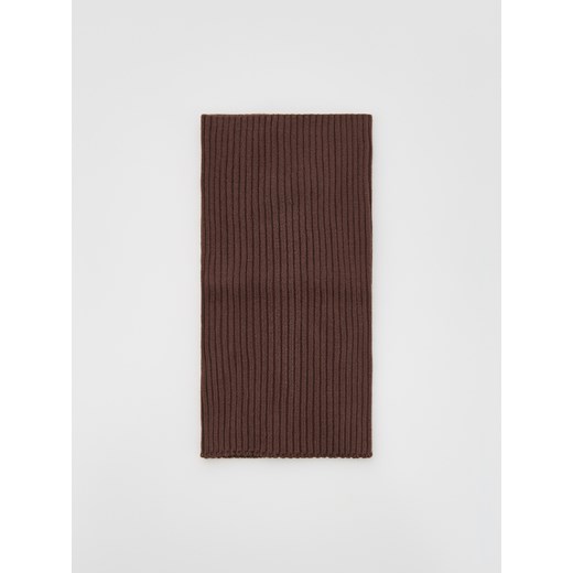 Reserved - Dzianinowy komin z wiskozą - brązowy ze sklepu Reserved w kategorii Szaliki dziecięce - zdjęcie 187240985