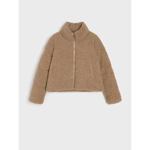 Sinsay - Kurtka teddy - brązowy Sinsay XXL Sinsay