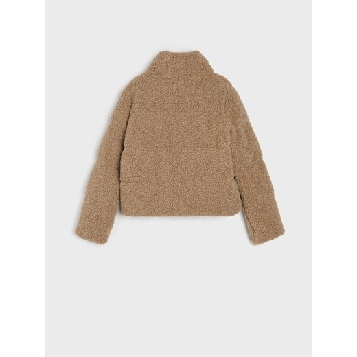 Sinsay - Kurtka teddy - brązowy Sinsay XL Sinsay