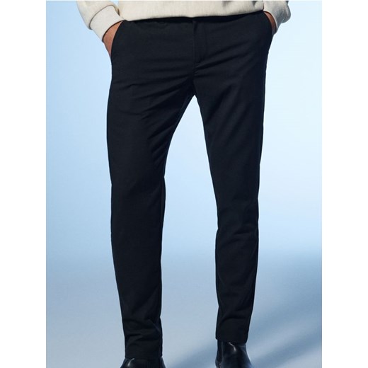 Sinsay - Spodnie chino slim w kratę - czarny - id: 167EV-99X - marki Sinsay - 187241476 Sinsay - Spodnie chino slim w kratę - czarny ze sklepu Sinsay w kategorii Spodnie męskie - zdjęcie 187241476