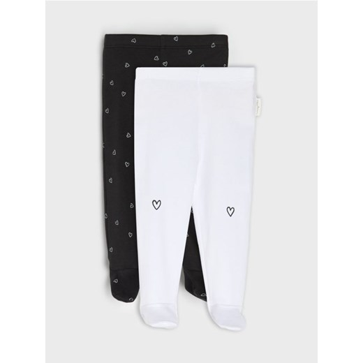 Sinsay - Półśpiochy 2 pack - kremowy - id: 8519E-01X - marki Sinsay - 187241519 Sinsay - Półśpiochy 2 pack - kremowy ze sklepu Sinsay w kategorii Spodnie i półśpiochy - zdjęcie 187241519