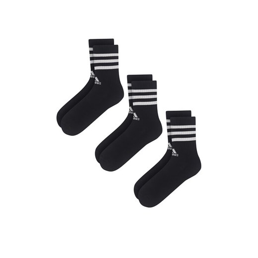 Skarpety długie adidas IC1321 3-PACK Czarny ze sklepu eobuwie.pl w kategorii Skarpetki męskie - zdjęcie 187241546