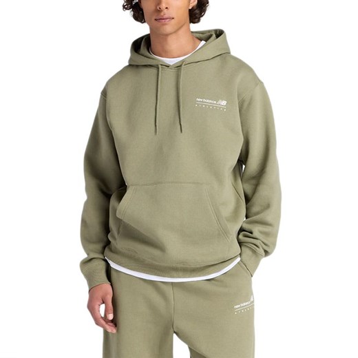 Bluza męska New Balance MT53528DEK - zielona - id: 3241357 - marki New Balance - 187242776 Bluza męska New Balance MT53528DEK - zielona ze sklepu streetstyle24.pl w kategorii Bluzy męskie - zdjęcie 187242776