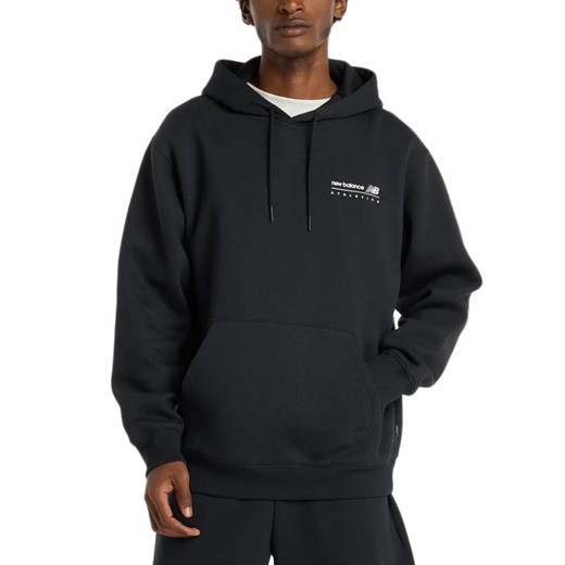 Bluza męska New Balance MT53528BK - czarna ze sklepu streetstyle24.pl w kategorii Bluzy męskie - zdjęcie 187242777