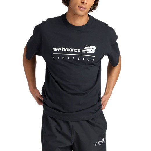 Koszulka męska New Balance MT53525BK - czarna - id: 3241359 - marki New Balance - 187242778 Koszulka męska New Balance MT53525BK - czarna ze sklepu streetstyle24.pl w kategorii T-shirty męskie - zdjęcie 187242778