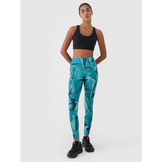 Damskie legginsy treningowe 4F 4FRSS25TFTIF408 - multikolor ze sklepu Sportstylestory.com w kategorii Spodnie damskie - zdjęcie 187242889