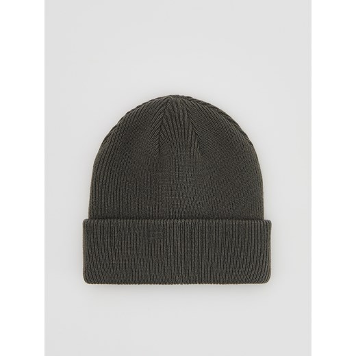 Reserved - Czapka beanie z dodatkiem wełny - jasnoszary - id: 058FE-09X - marki Reserved - 187243136 Reserved - Czapka beanie z dodatkiem wełny - jasnoszary ze sklepu Reserved w kategorii Czapki zimowe męskie - zdjęcie 187243136