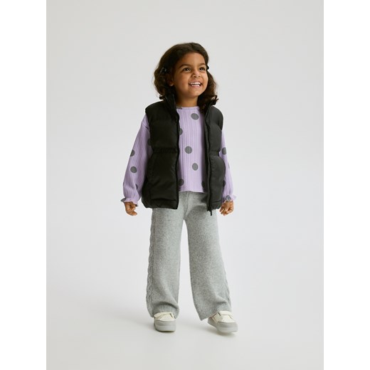 Reserved - Wzorzysta bluzka - lawendowy ze sklepu Reserved w kategorii Bluzki dziewczęce - zdjęcie 187243255