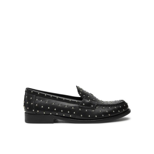 Mokasyny Tory Burch Studded Classic Loafer 159881 Czarny ze sklepu eobuwie.pl w kategorii Lordsy damskie - zdjęcie 187243948