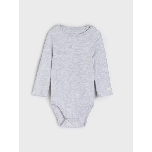 Sinsay - Bawełniane body 5-pack - kremowy Sinsay 80 (9-12 m) Sinsay