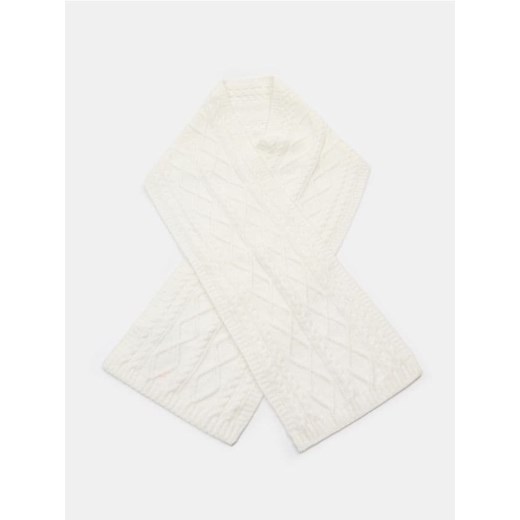 Sinsay - Szalik ze wzorkiem - kremowy ze sklepu Sinsay w kategorii Szaliki i chusty damskie - zdjęcie 187246098