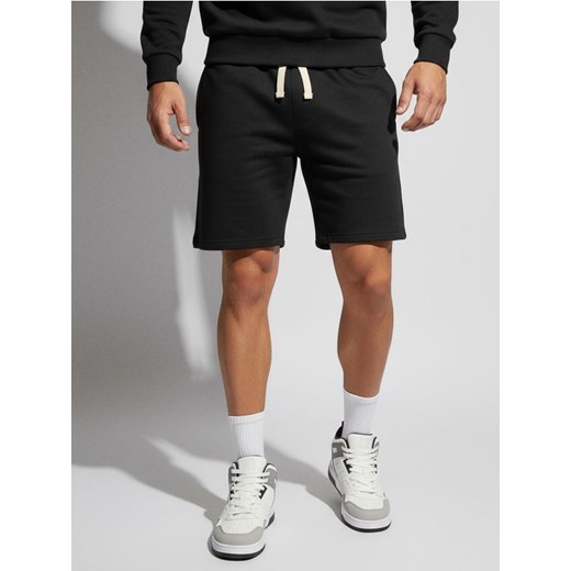 Sinsay - Szorty z wiązaniem - czarny ze sklepu Sinsay w kategorii Spodenki męskie - zdjęcie 187246158