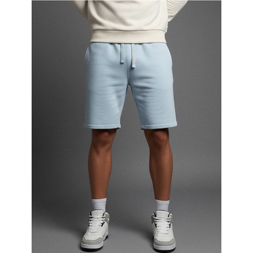 Sinsay - Szorty slim fit - błękitny ze sklepu Sinsay w kategorii Spodenki męskie - zdjęcie 187246159