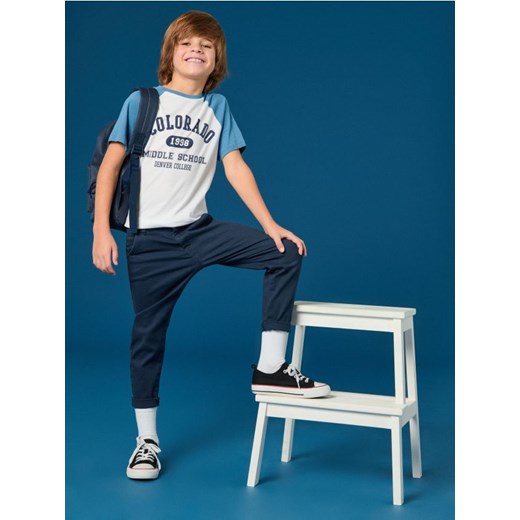 Sinsay - Koszulka - biały - id: 5174R-00X - marki Sinsay - 187246165 Sinsay - Koszulka - biały ze sklepu Sinsay w kategorii T-shirty chłopięce - zdjęcie 187246165