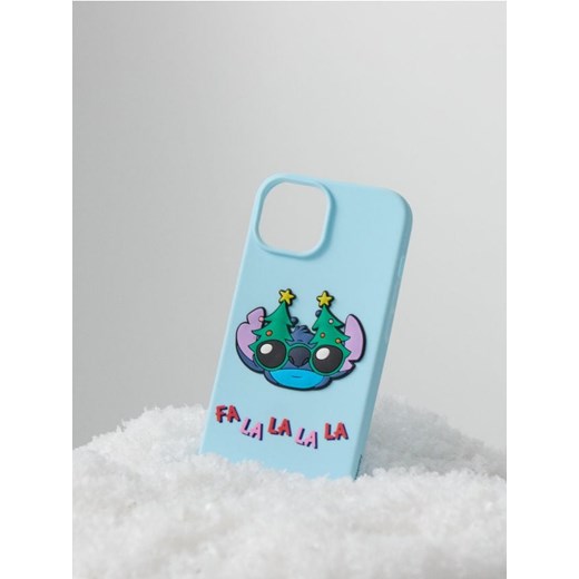 Sinsay - Świąteczne etui na iPhone 15 Stitch - niebieski - id: 642CH-50X - marki Sinsay - 187246187 Sinsay - Świąteczne etui na iPhone 15 Stitch - niebieski ze sklepu Sinsay w kategorii Etui - zdjęcie 187246187