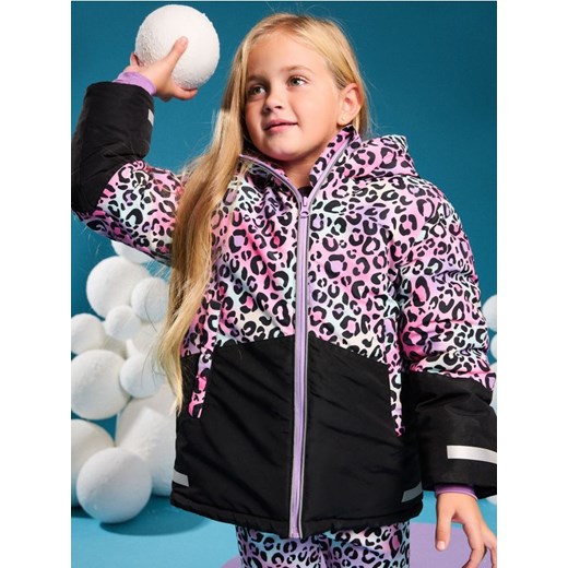 Sinsay - Kurtka ocieplana z kapturem - wielobarwny ze sklepu Sinsay w kategorii Kurtki dziewczęce - zdjęcie 187246245