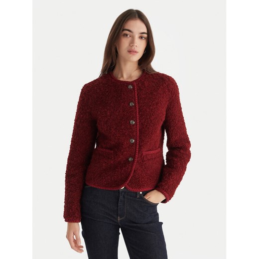 Guess Kożuch W5BL69 W3860 Bordowy Regular Fit ze sklepu MODIVO w kategorii Kożuchy - zdjęcie 187246389