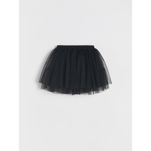 Reserved - Tiulowa spódnica - czarny Reserved 98 (2-3 lata) wyprzedaż Reserved