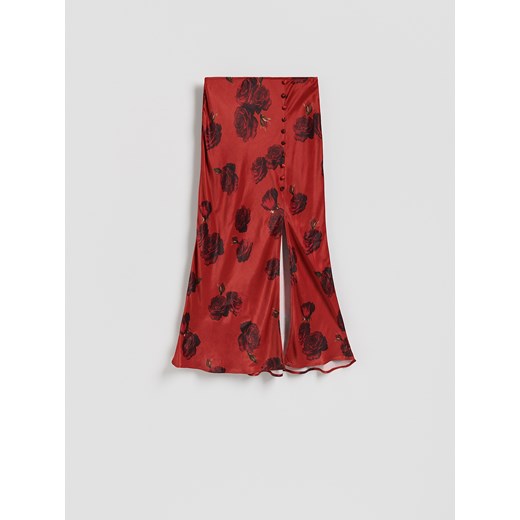 Reserved - Spódnica w kwiatowy wzór - czerwony ze sklepu Reserved w kategorii Spódnice - zdjęcie 187246677