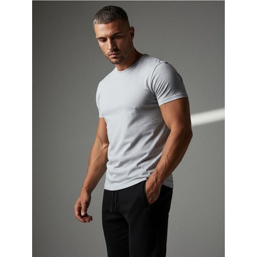 Sinsay - Koszulka - szary ze sklepu Sinsay w kategorii T-shirty męskie - zdjęcie 187247169