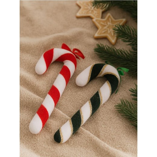 Sinsay - Zestaw świątecznych ozdób w kształcie lasek cukrowych 2 pack - Sinsay One Size Sinsay