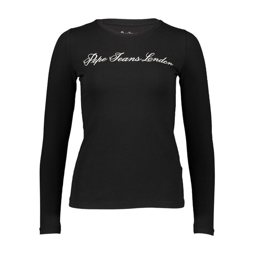 Pepe Jeans Koszulka w kolorze czarnym ze sklepu Limango Polska w kategorii Bluzki damskie - zdjęcie 187247679