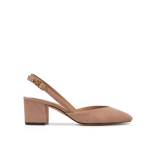 Czółenka Tommy Hilfiger FW0FW08660 Różowy ze sklepu eobuwie.pl w kategorii Czółenka - zdjęcie 187248707