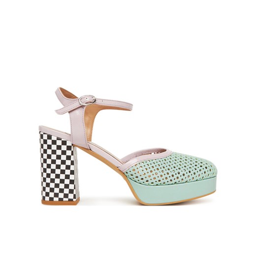 Czółenka Fly London Elzafly P145241002 Turkusowy ze sklepu eobuwie.pl w kategorii Sandały damskie - zdjęcie 187248716