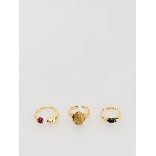 Reserved - Zestaw pierścionków - wielobarwny ze sklepu Reserved w kategorii Pierścionki - zdjęcie 187249265