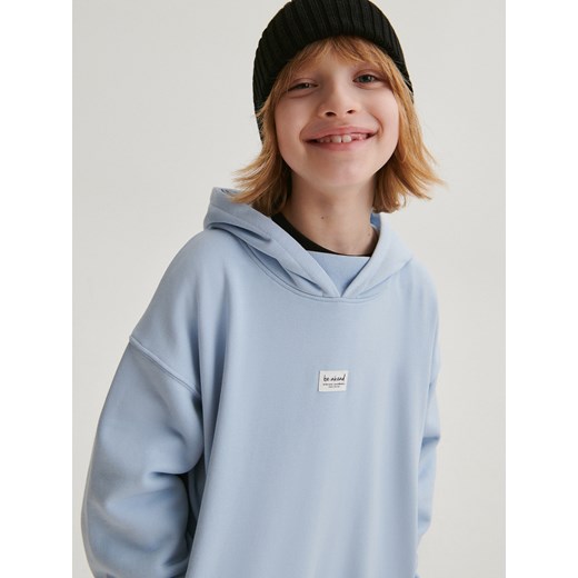 Reserved - Bluza oversize - jasnoniebieski ze sklepu Reserved w kategorii Bluzy chłopięce - zdjęcie 187249288