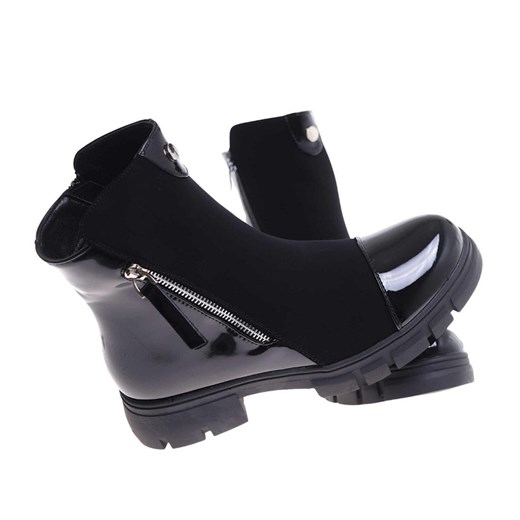 Czarne botki damskie workery /A3-3 18399 W4/ 42 Pantofelek24.pl
