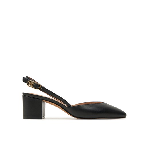 Tommy Hilfiger Czółenka Pump Slingback Smooth Leather FW0FW08621 Czarny ze sklepu MODIVO w kategorii Sandały damskie - zdjęcie 187249537