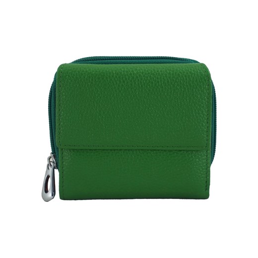 Portfel skórzany młodzieżowy - Zielony ze sklepu Barberinis w kategorii Portfele damskie - zdjęcie 187250207