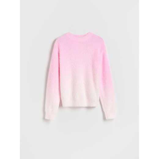 Reserved - Sweter z efektem ombre - wielobarwny - id: 077AW-MLC - marki Reserved - 187250266 Reserved - Sweter z efektem ombre - wielobarwny ze sklepu Reserved w kategorii Swetry dziewczęce - zdjęcie 187250266