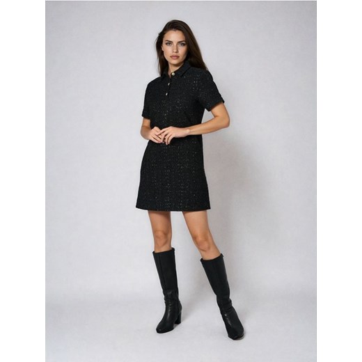 Sinsay - Sukienka mini polo - wielobarwny - id: 671FI-MLC - marki Sinsay - 187250399 Sinsay - Sukienka mini polo - wielobarwny ze sklepu Sinsay w kategorii Sukienki - zdjęcie 187250399