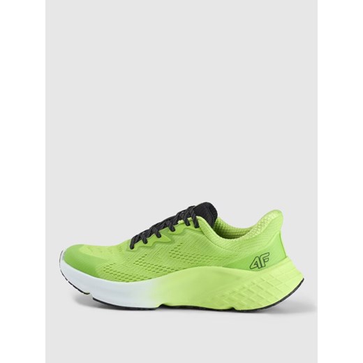 Męskie buty do biegania 4F Freemove Elevated Mesh 4FRSS25FSPOM164 - zielone ze sklepu Sportstylestory.com w kategorii Buty sportowe męskie - zdjęcie 187250519