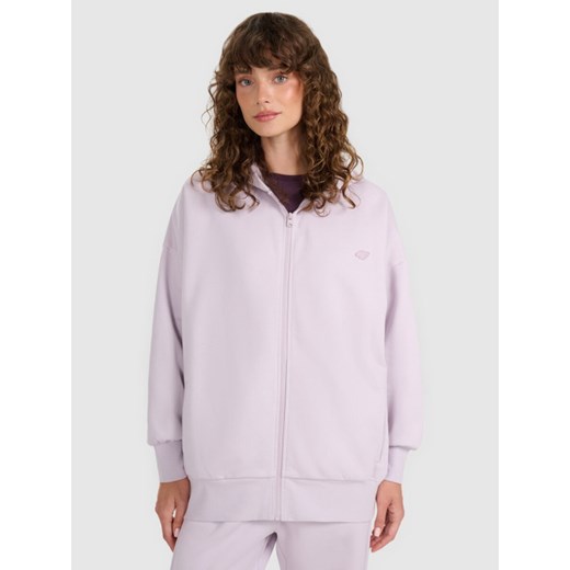 Damska bluza rozpinana z kapturem 4F 4FWAW25TSWSF1886 - fioletowa - id: 345612 - marki 4F - 187250619 Damska bluza rozpinana z kapturem 4F 4FWAW25TSWSF1886 - fioletowa ze sklepu Sportstylestory.com w kategorii Bluzy damskie - zdjęcie 187250619