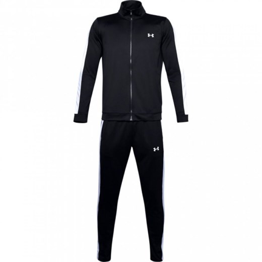 Męski dres komplet treningowy Under Armour UA Rivel Knit Track Suit - czarny ze sklepu Sportstylestory.com w kategorii Spodnie męskie - zdjęcie 187250647
