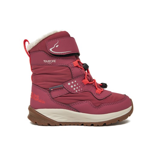 Śniegowce Jack Wolfskin Polar Bear-g Texapore High Vc K Różowy ze sklepu eobuwie.pl w kategorii Buty zimowe dziecięce - zdjęcie 187250747