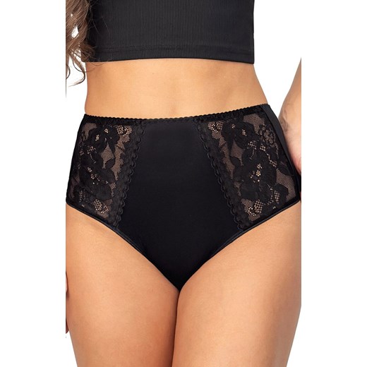 Donna figi damskie pełne z wysokim stanem czarne 239, Kolor czarny, Rozmiar S, Donna - id: 221580 - marki Donna - 187250858 Donna figi damskie pełne z wysokim stanem czarne 239, Kolor czarny, Rozmiar S, Donna ze sklepu Primodo w kategorii Majtki damskie - zdjęcie 187250858