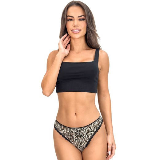 Donna figi damskie brazyliany w panterkę Omari 253, Kolor panterka, Rozmiar S, Donna - id: 221595 - marki Donna - 187250866 Donna figi damskie brazyliany w panterkę Omari 253, Kolor panterka, Rozmiar S, Donna ze sklepu Primodo w kategorii Majtki damskie - zdjęcie 187250866